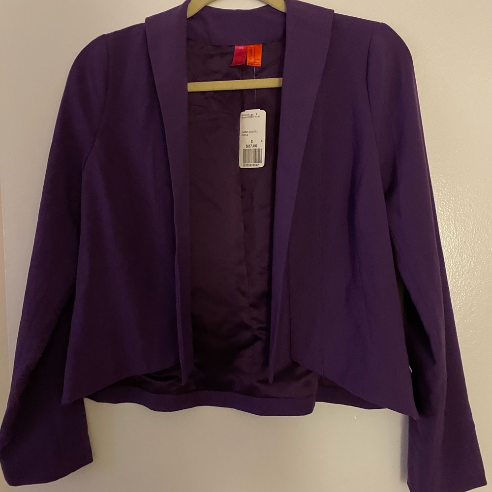 Purple blazer